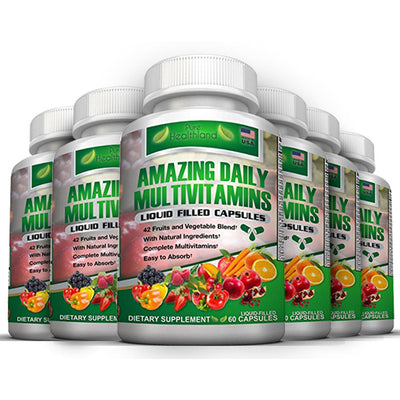 Superfood Daily Multivitamin Capsules - 6 Bottles - Pure Healthland