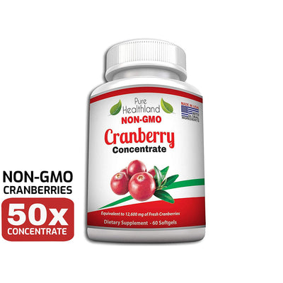 Cranberry Concentrate Supplement Softgels - Pure Healthland