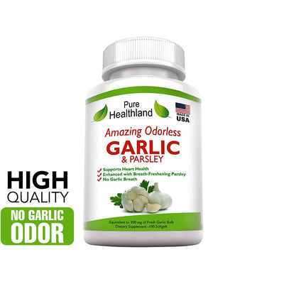 Odorless Garlic And Parsley Supplements - Pure Healthland