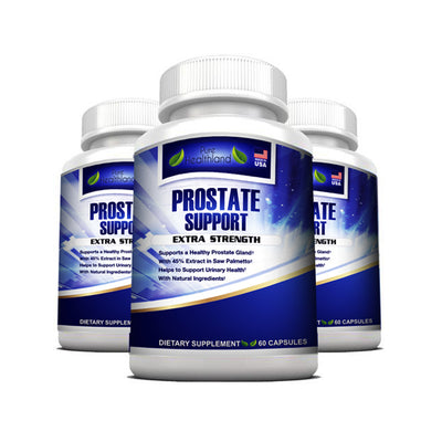 Natural Prostate Support Supplement - 3 Bottles - Pure Healthland